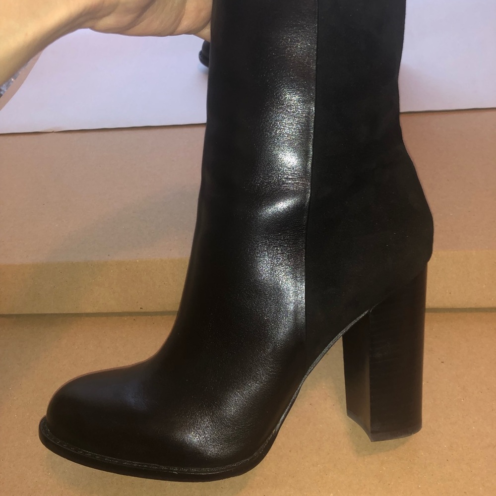Reyes black leather Sam Edelman booties